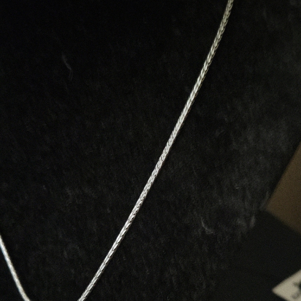 Brighton Silver Plated Necklace with Elegant Square Reversable Pendant $20 - Picture 3 of 12